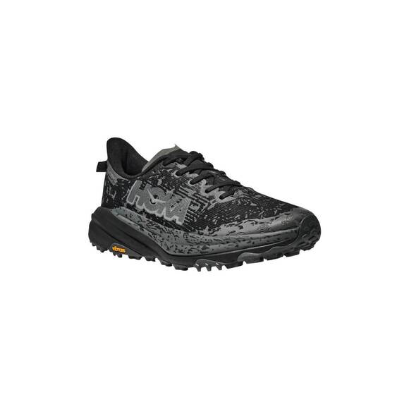 NEW HOKA men\'s speedgoat 6 gtx shoes in black/outer orbit